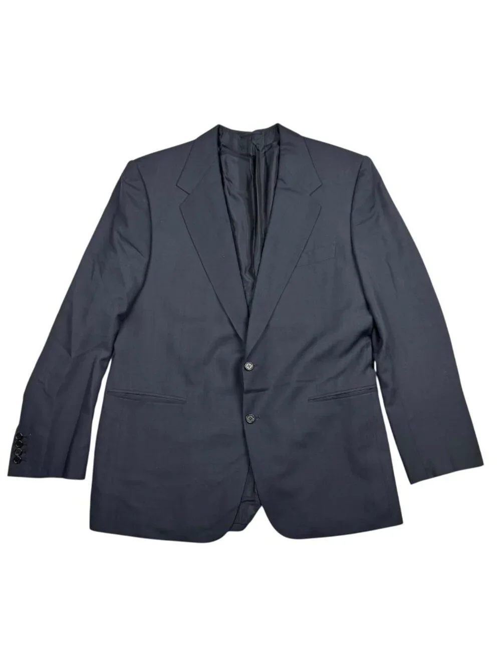 William Fioravanti Mens Wool Bespoke 2-Button Blazer Gray • 44L